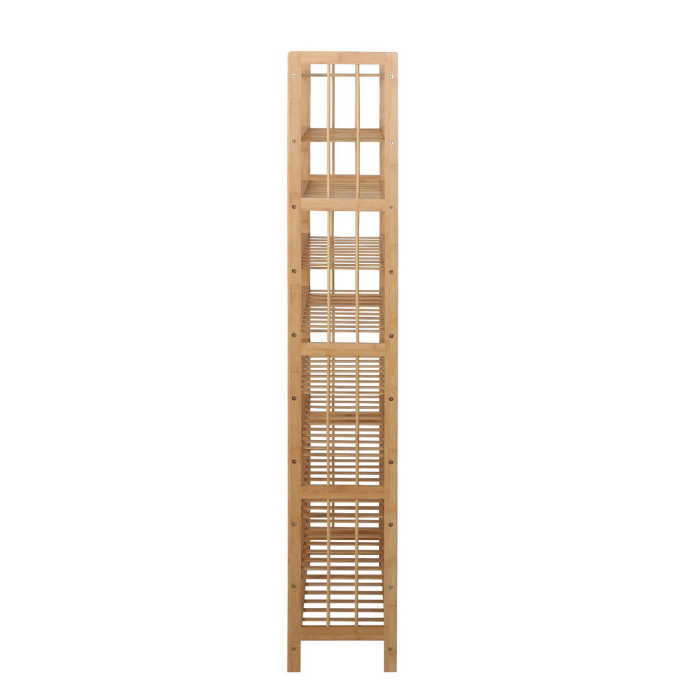 Artiss Shoe Rack Bamboo Shoe Storage 10-tier 50 Pairs