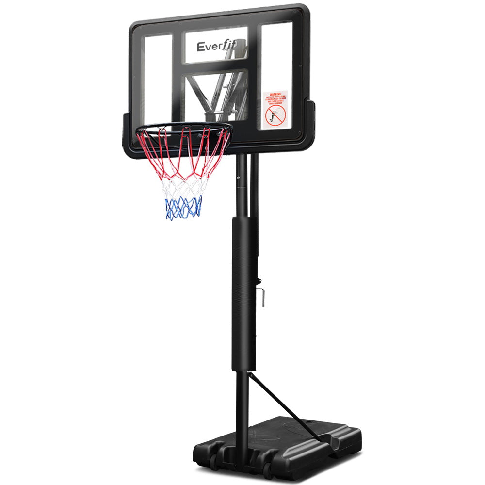 Everfit 3.05M Basketball Hoop Stand System Adjustable Height Portable Pro Black