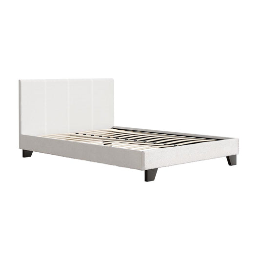 Artiss Bed Frame Double Size Boucle NEO