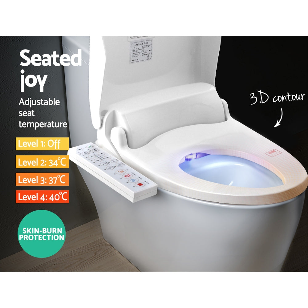 Cefito Non Electric Bidet Toilet Seat Cover Bathroom Spray Water Wash V Shape