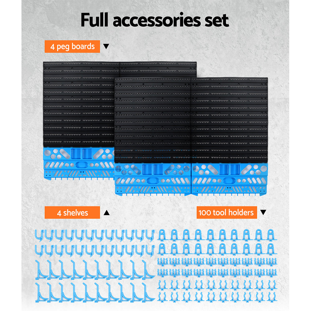 Giantz 108 Storage Bin Rack Wall Mounted