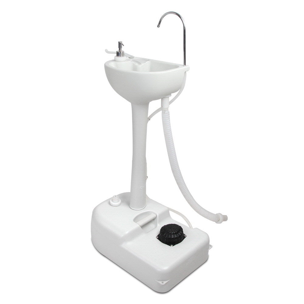 Weisshorn Camping Basin Portable Hand Wash Sink Stand 19L Capacity