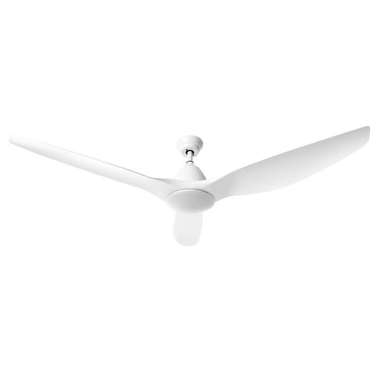 Devanti 64'' Ceiling Fan DC Motor w/Light w/Remote - White