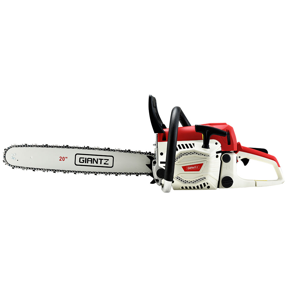 Giantz Chainsaw Petrol 62CC 20" Bar Commercial E-Start Pruning Chain Saw,Giantz Chainsaw Petrol 62CC 20" Bar Commercial E-Start Pruning Chain Saw 4.5HP