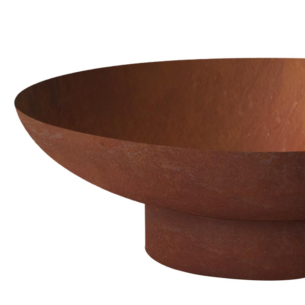 Grillz Fire Pit Bowl Cast Iron Rustic 80cm