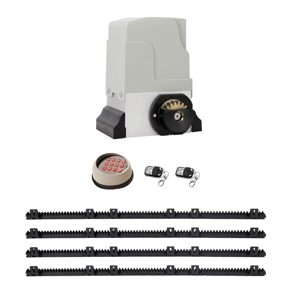 Lockmaster Automatic Sliding Gate Opener Kit Keypad 4M 1800KG