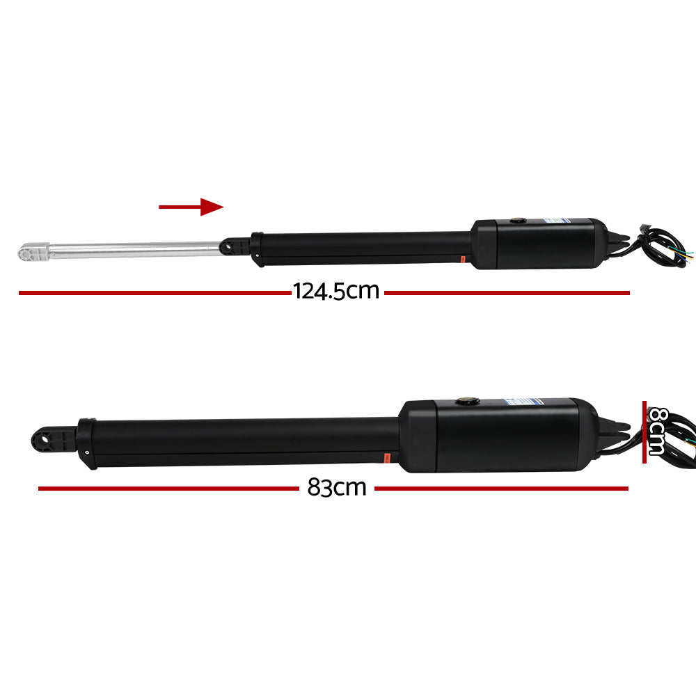 Lockmaster Single Swing Gate Opener 600KG 20W Solar Panel