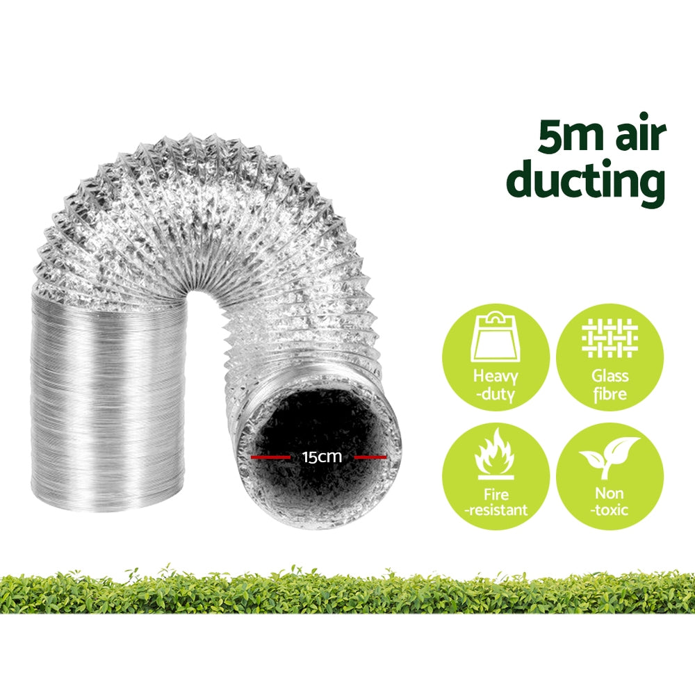 Greenfingers Grow Tent Light Kit 120x120x200CM 1200W LED 6" Vent Fan,Greenfingers Grow Tent Light Kit LED 1200W Full Spectrum 6" Vent 120x120x200CM