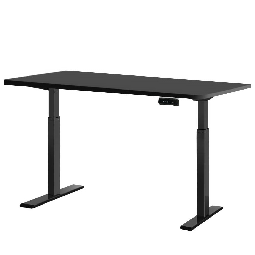 Artiss Standing Desk Motorised Dual Motor Black 140CM