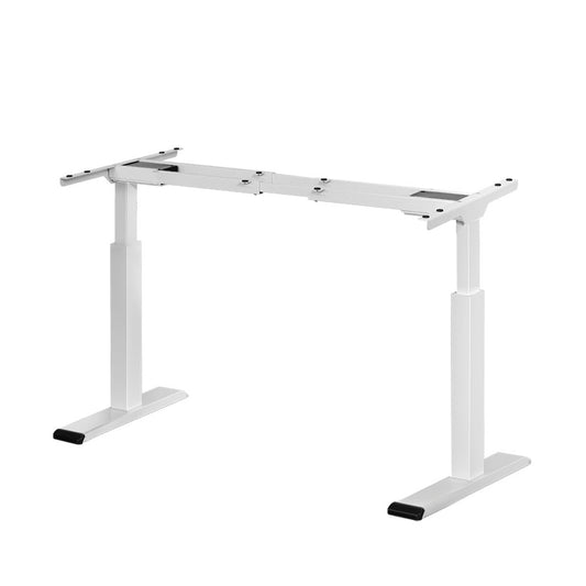 Artiss Standing Desk Frame Only Dual Motor Motorised White