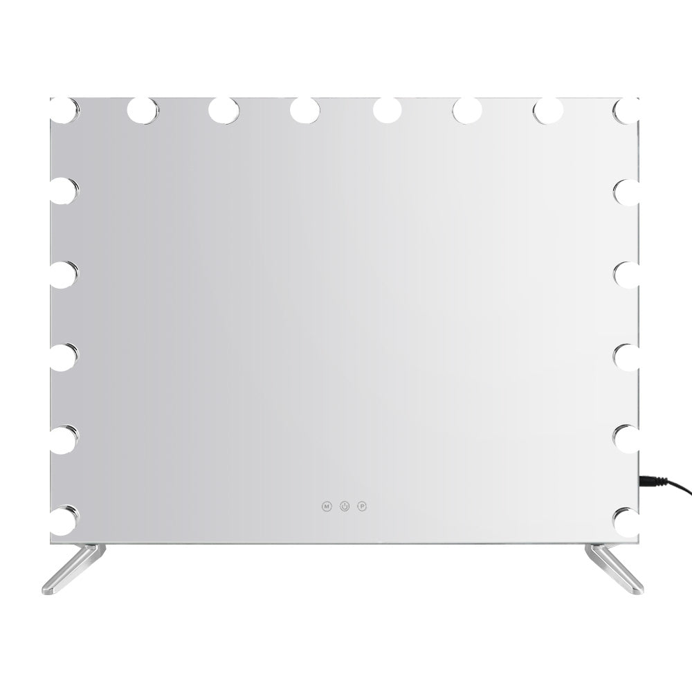 Embellir Makeup Mirror 80x65cm Hollywood Vanity with LED Light Tabletop Wall