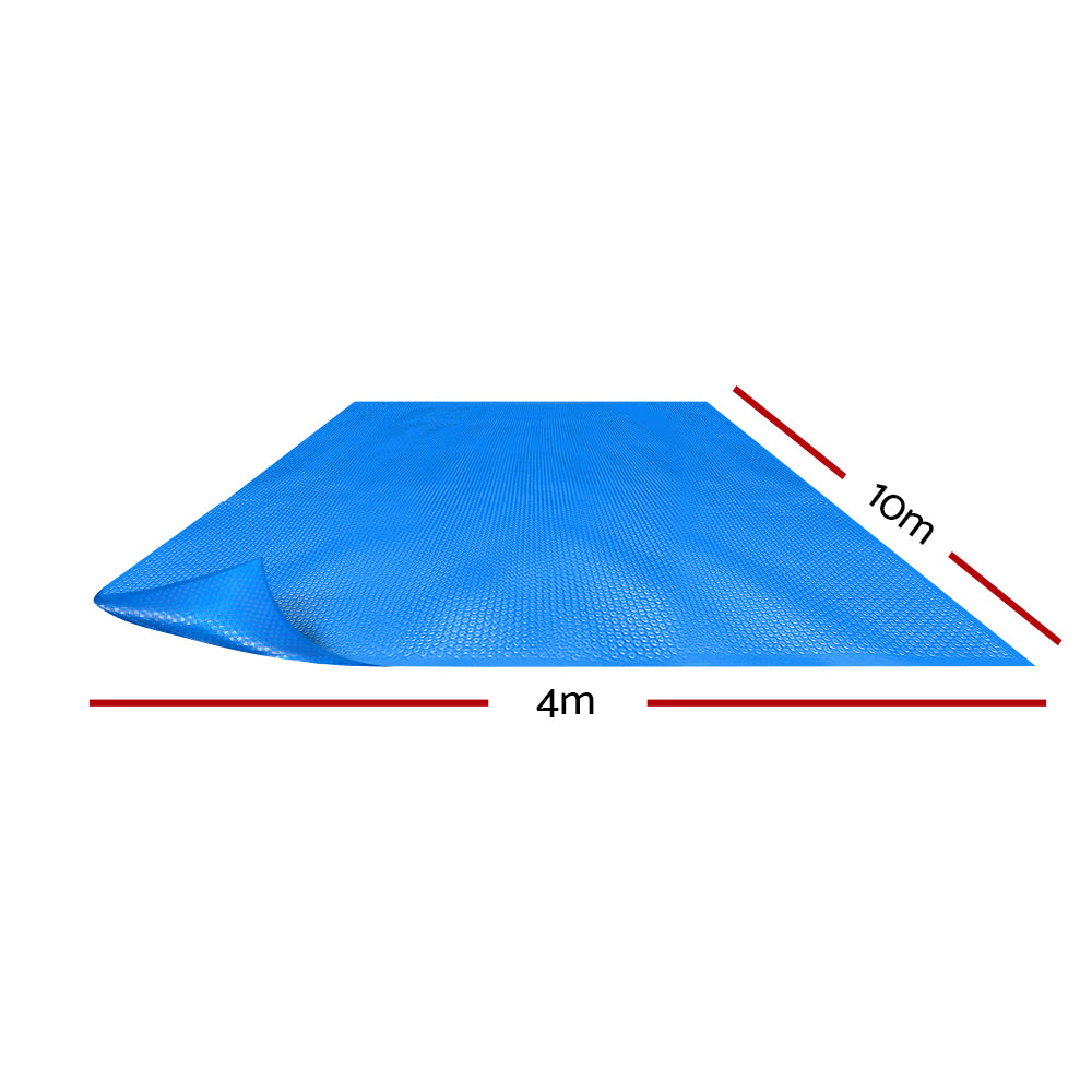 Aquabuddy Pool Cover 500 Micron 10x4m Swimming Pool Solar Blanket Blue