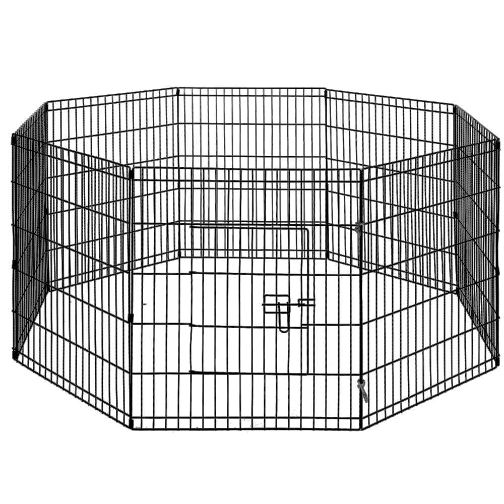 i.Pet 30" 8 Panel Dog Playpen Pet Fence Exercise Cage Enclosure Play Pen