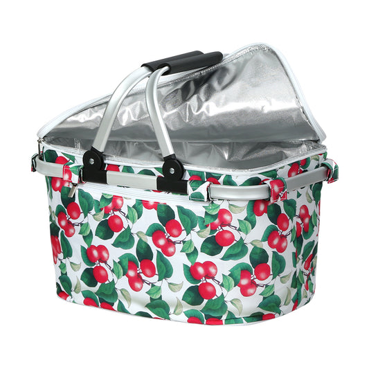 Alfresco Picnic Basket Folding Bag Hamper Insulated Food Cover Storage