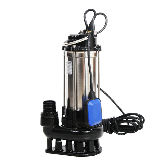 Giantz Garden Submersible Pump 2000W Dirty Water Bore Tank Well Steel Sewerage