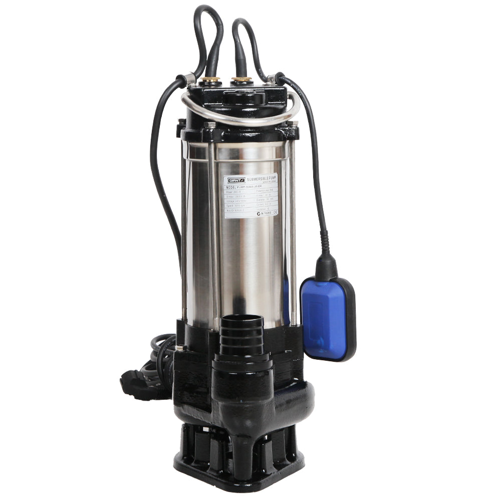 Giantz Garden Submersible Pump 2000W Dirty Water Bore Tank Well Steel Sewerage