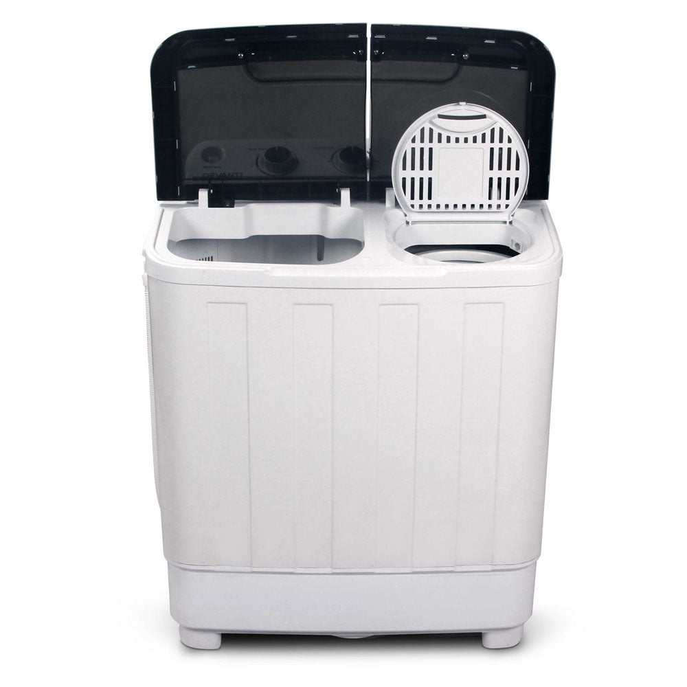 Devanti Portable Washing Machine Twin Tub 5KG White