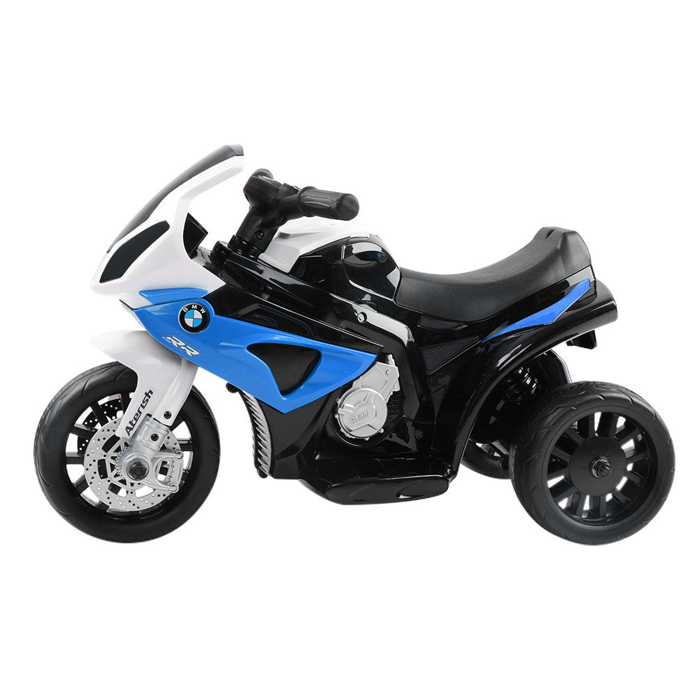 Kids Electric Ride On Car Police Motorcycle Motorbike BMW Licensed S1000RR Blue