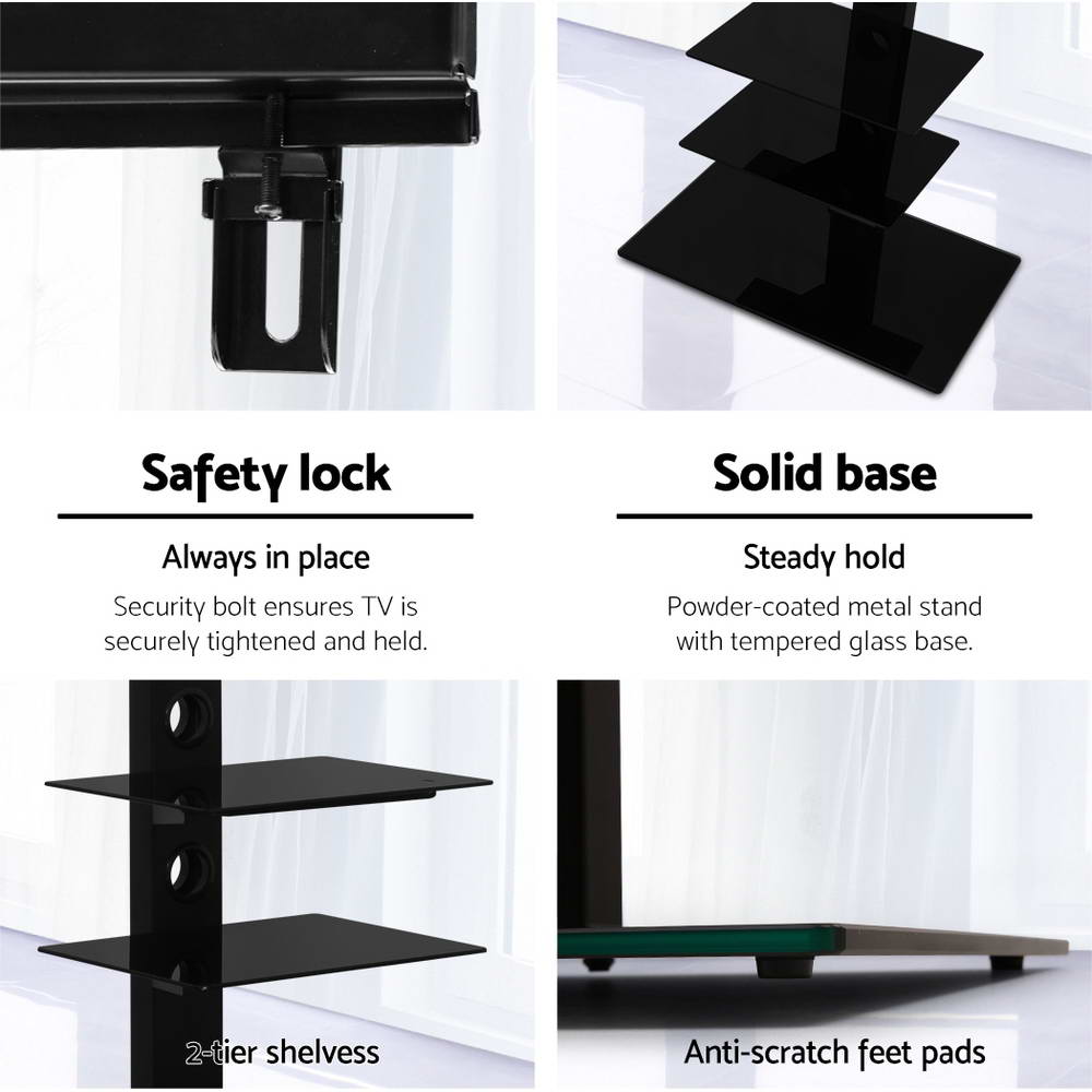 Artiss TV Stand Mount Bracket for 32"-70" LED LCD 3 Tiers Storage Floor Shelf