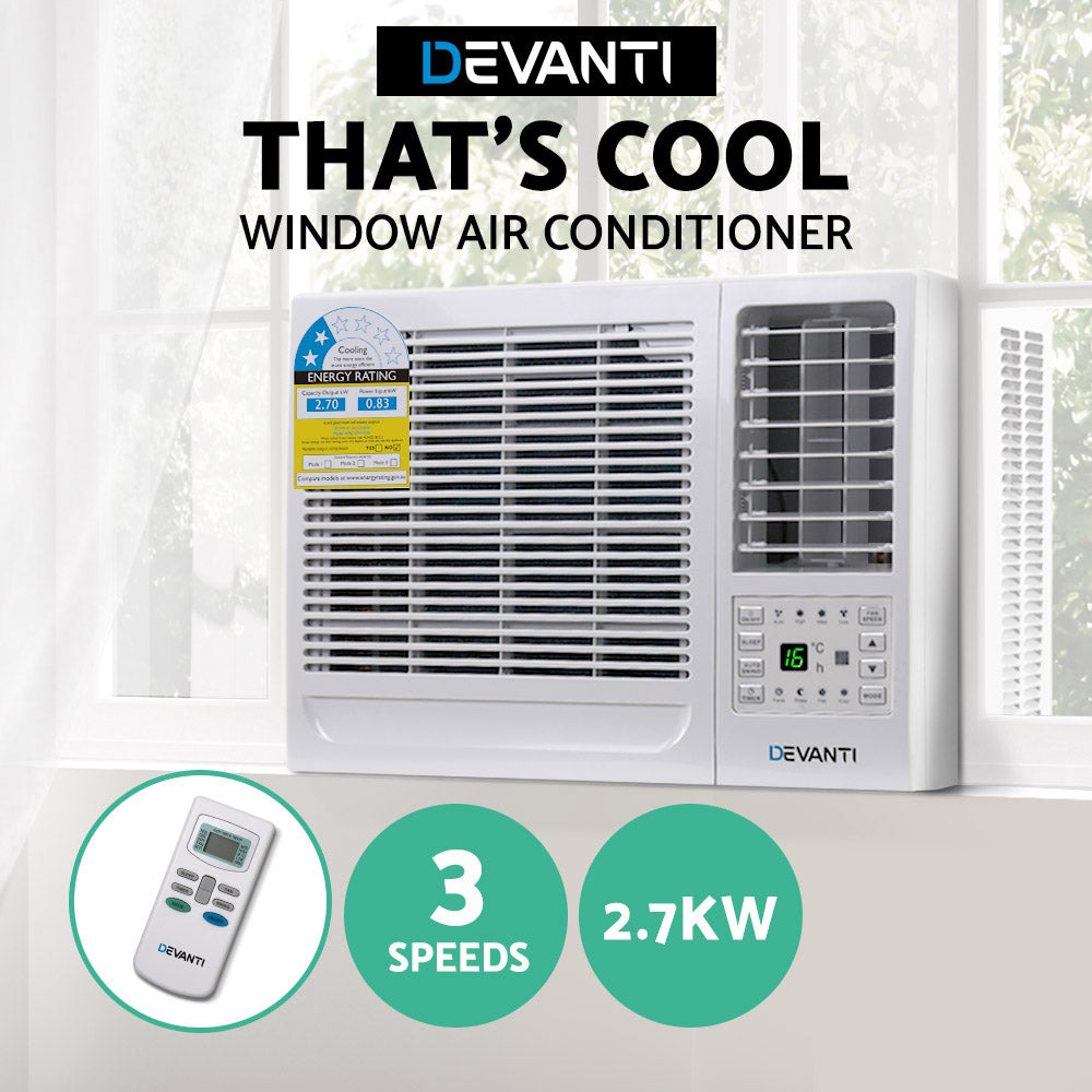 Devanti Window Air Conditioner 2.7kW