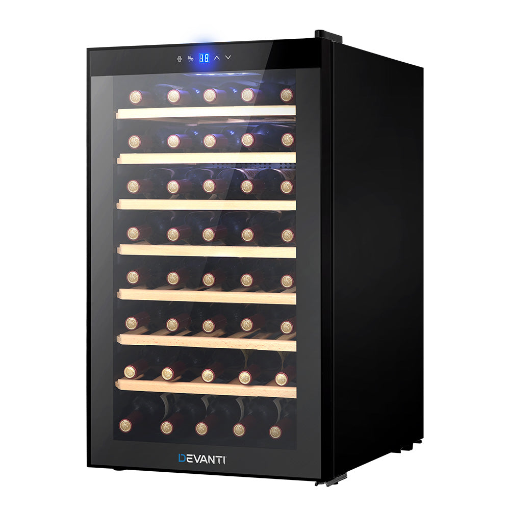 Devanti Wine Cooler Fridge 51 Bottles