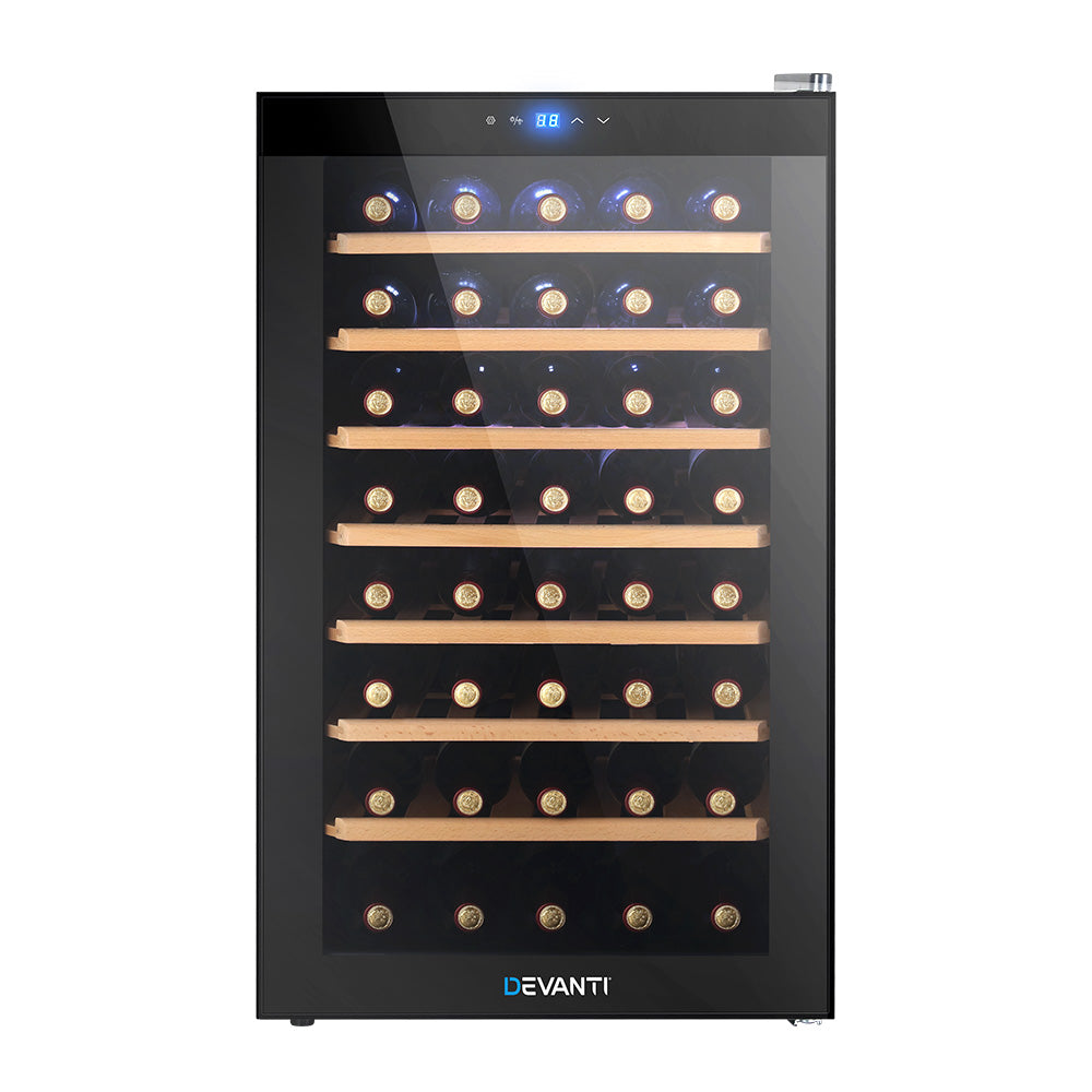 Devanti Wine Cooler Fridge 51 Bottles